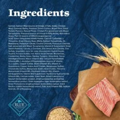 Blue Buffalo Wilderness Large Breed Adult High Protein Natural Salmon & Wholesome Grains Dry Dog Food, 28-lb Bag -Blue Buffalo 735518 PT4. AC SS1800 V1694550810