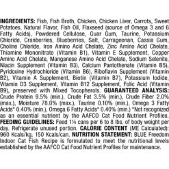 Blue Buffalo Freedom Indoor Adult Fish Recipe Grain-Free Canned Cat Food -Blue Buffalo 75598 PT2. AC SS1800 V1585083404