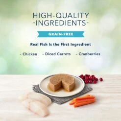 Blue Buffalo Freedom Indoor Adult Fish Recipe Grain-Free Canned Cat Food -Blue Buffalo 75598 PT3. AC SS1800 V1585083416