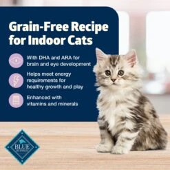 Blue Buffalo Freedom Indoor Kitten Chicken Recipe Grain-Free Dry Cat Food -Blue Buffalo 75603 PT3. AC SS1800 V1649126484