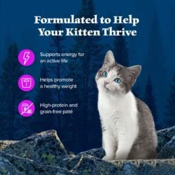 Blue Buffalo Wilderness Kitten Salmon Grain-Free Canned Cat Food -Blue Buffalo 75637 PT3. AC SS1800 V1646778384