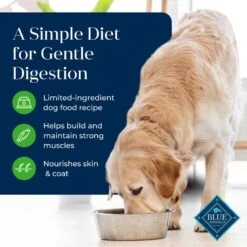 Blue Buffalo Basics Skin & Stomach Care Grain-Free Formula Lamb & Potato Recipe Adult Dry Dog Food -Blue Buffalo 75659 PT2. AC SS1800 V1646272882