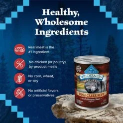 Blue Buffalo Wilderness Wolf Creek Stew Hearty Beef Stew Grain-Free Adult Canned Dog Food 13 Blue Buffalo Wilderness Wolf Creek Stew Hearty Beef Stew Grain-Free Adult Canned Dog Food -Blue Buffalo 75782 PT5. AC SS1800 V1646794894
