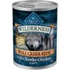 Blue Buffalo Wilderness Wolf Creek Stew Chunky Chicken Stew Grain-Free Adult Canned Dog Food