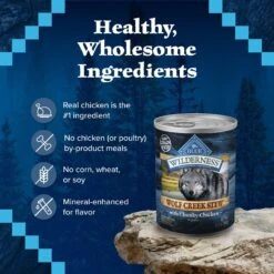 Blue Buffalo Wilderness Wolf Creek Stew Chunky Chicken Stew Grain-Free Adult Canned Dog Food 13 Blue Buffalo Wilderness Wolf Creek Stew Chunky Chicken Stew Grain-Free Adult Canned Dog Food -Blue Buffalo 75784 PT5. AC SS1800 V1646783187