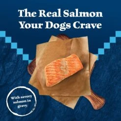 Blue Buffalo Wilderness Wolf Creek Stew Savory Salmon Stew Grain-Free Adult Canned Dog Food -Blue Buffalo 75788 PT2. AC SS1800 V1646796096
