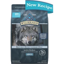 American Journey Stews Chicken & Vegetables Recipe In Gravy Grain-Free Canned Dog Food & Blue Buffalo Wilderness Adult High Protein Natural Chicken & Wholesome Grains Dry Dog Food -Blue Buffalo 796174 PT5. AC SS1800 V1678140718