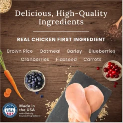 American Journey Stews Chicken & Vegetables Recipe In Gravy Grain-Free Canned Dog Food & Blue Buffalo Wilderness Adult High Protein Natural Chicken & Wholesome Grains Dry Dog Food -Blue Buffalo 796174 PT7. AC SS1800 V1678140660