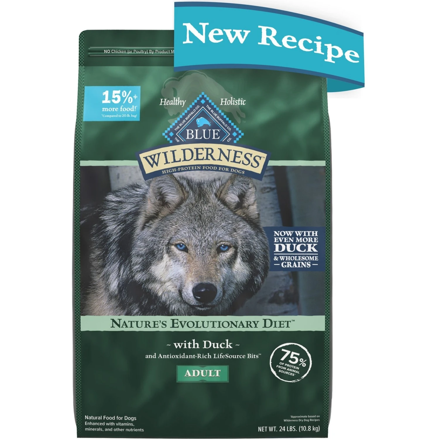 Blue Buffalo Wilderness Adult High Protein Natural Duck & Wholesome Grains Dry Dog Food & Blue Buffalo Wilderness Trail Treats Grain-Free Duck Biscuits Dog Treats 2 Blue Buffalo Wilderness Adult High Protein Natural Duck & Wholesome Grains Dry Dog Food & Blue Buffalo Wilderness Trail Treats Grain-Free Duck Biscuits Dog Treats - Image 2