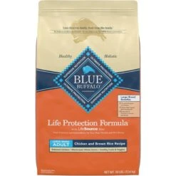 Blue Buffalo Wilderness Beef & Salmon Variety Pack Wet Dog Food & Blue Buffalo Life Protection Formula Large Breed Adult Chicken & Brown Rice Recipe Dry Dog Food -Blue Buffalo 796198 PT5. AC SS1800 V1678140397