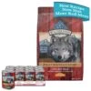Blue Buffalo Wilderness Rocky Mountain Recipe Large Breed Adult High Protein Natural Red Meat & Grain Dry Dog Food & Blue Buffalo Wilderness Rocky Mountain Recipe Red Meat Dinner Adult Grain-Free Canned Dog Food