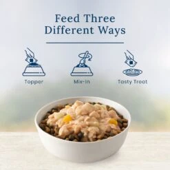 Blue Buffalo Basics LID Skin & Stomach Care Grain-Free Salmon In Gravy Adult Wet Dog Food Topper, 2.5-oz Pouch, Case Of 12 -Blue Buffalo 821030 PT4. AC SS1800 V1680280848