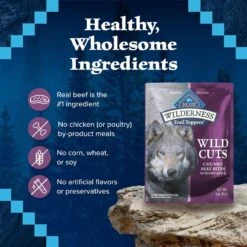 Blue Buffalo Wilderness Trail Toppers Wild Cuts Chunky Beef Bites In Hearty Gravy Grain-Free Dog Food Topper -Blue Buffalo 84136 PT5. AC SS1800 V1646791891
