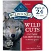 Blue Buffalo Wilderness Trail Toppers Wild Cuts Chunky Salmon Bites In Hearty Gravy Grain-Free Dog Food Topper