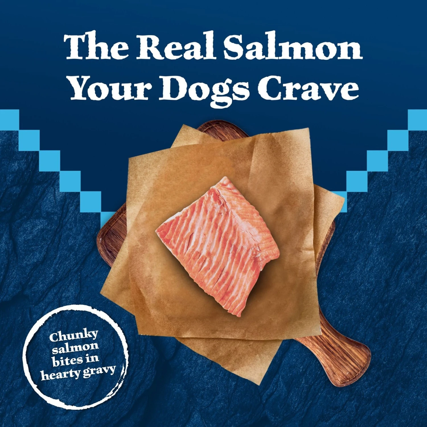 Blue Buffalo Wilderness Trail Toppers Wild Cuts Chunky Salmon Bites In Hearty Gravy Grain-Free Dog Food Topper 3 Blue Buffalo Wilderness Trail Toppers Wild Cuts Chunky Salmon Bites In Hearty Gravy Grain-Free Dog Food Topper - Image 3