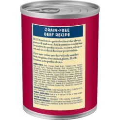 Blue Buffalo Freedom Adult Beef Recipe Grain-Free Canned Dog Food 9 Blue Buffalo Freedom Adult Beef Recipe Grain-Free Canned Dog Food -Blue Buffalo 84146 PT2. AC SS1800 V1585084591