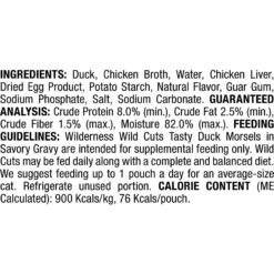 Blue Buffalo Wilderness Tasty Toppers Wild Cuts Tasty Duck Morsels In Savory Gravy Grain-Free Cat Food Topper 9 Blue Buffalo Wilderness Tasty Toppers Wild Cuts Tasty Duck Morsels In Savory Gravy Grain-Free Cat Food Topper -Blue Buffalo 84185 PT2. AC SS1800 V1646778683