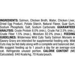 Blue Buffalo Wilderness Tasty Toppers Wild Cuts Tasty Salmon Morsels In Savory Gravy Grain-Free Cat Food Topper 9 Blue Buffalo Wilderness Tasty Toppers Wild Cuts Tasty Salmon Morsels In Savory Gravy Grain-Free Cat Food Topper -Blue Buffalo 84187 PT2. AC SS1800 V1646796385