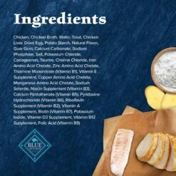 Blue Buffalo Wilderness Wild Delights Minced Chicken & Trout In Tasty Gravy Grain-Free Canned Cat Food -Blue Buffalo 84200 PT4. AC SS1800 V1646786188