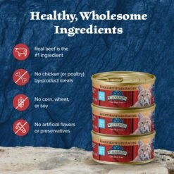 Blue Buffalo Wilderness Rocky Mountain Recipe Red Meat Feast Adult Grain-Free Canned Cat Food -Blue Buffalo 84205 PT5. AC SS1800 V1646793389