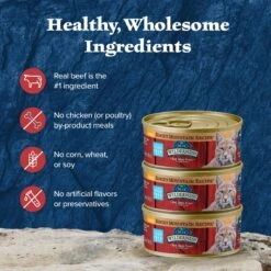 Blue Buffalo Wilderness Rocky Mountain Recipe Flaked Red Meat Feast Adult Grain-Free Canned Cat Food -Blue Buffalo 84211 PT5. AC SS1800 V1646787690