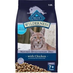 Featured Products 23 Blue Buffalo Wilderness High Protein Natural Grain-Free Chicken Mature Dry Cat Food