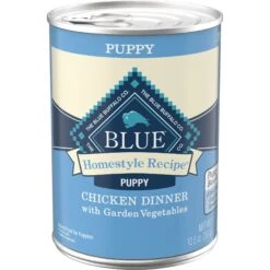 Blue Buffalo Homestyle Recipe Puppy Chicken Dinner With Garden Vegetables Canned Dog Food -Blue Buffalo 84999 PT2. AC SS1800 V1572895683