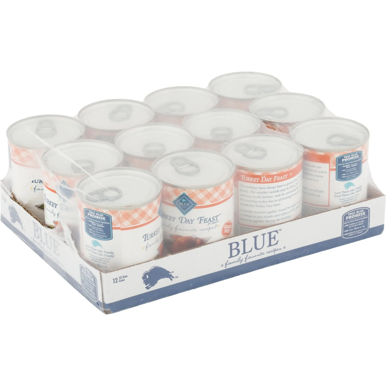 Blue Buffalo Family Favorite Grain-Free Recipes Turkey Day Feast Canned Dog Food 2 Blue Buffalo Family Favorite Grain-Free Recipes Turkey Day Feast Canned Dog Food - Image 2