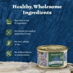 Blue Buffalo Wilderness Duck Grain-Free Canned Cat Food -Blue Buffalo 85003 PT5. AC SS1800 V1604362604