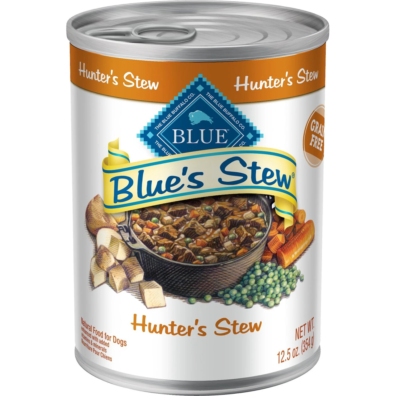 Blue Buffalo Blue's Hunter's Stew Grain-Free Canned Dog Food 1 Blue Buffalo Blue's Hunter's Stew Grain-Free Canned Dog Food