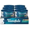 Blue Buffalo Tastefuls Natural Pate Ocean Fish & Tuna Wet Cat Food, 5.5-oz Can, Case Of 12