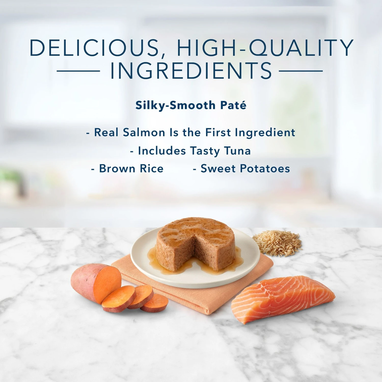 Blue Buffalo Tastefuls Natural Pate Salmon Entree Wet Cat Food, 3-oz Can, Case Of 12 5 Blue Buffalo Tastefuls Natural Pate Salmon Entree Wet Cat Food, 3-oz Can, Case Of 12 - Image 5