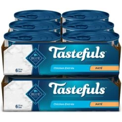 Blue Buffalo Tastefuls Natural Pate Chicken Entree Wet Cat Food, 3-oz Can, Case Of 12