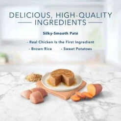 Blue Buffalo Tastefuls Natural Pate Chicken Entree Wet Cat Food, 3-oz Can, Case Of 12 12 Blue Buffalo Tastefuls Natural Pate Chicken Entree Wet Cat Food, 3-oz Can, Case Of 12 -Blue Buffalo 879422 PT4. AC SS1800 V1687357999