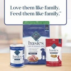 Blue Buffalo Basics Skin & Stomach Care Grain-Free Duck & Potato Adult Canned Dog Food -Blue Buffalo 88176 PT7. AC SS1800 V1646279483