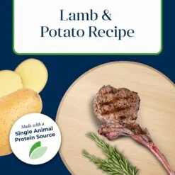 Blue Buffalo Basics Skin & Stomach Care Grain-Free Lamb & Potato Adult Canned Dog Food -Blue Buffalo 88190 PT3. AC SS1800 V1646251351