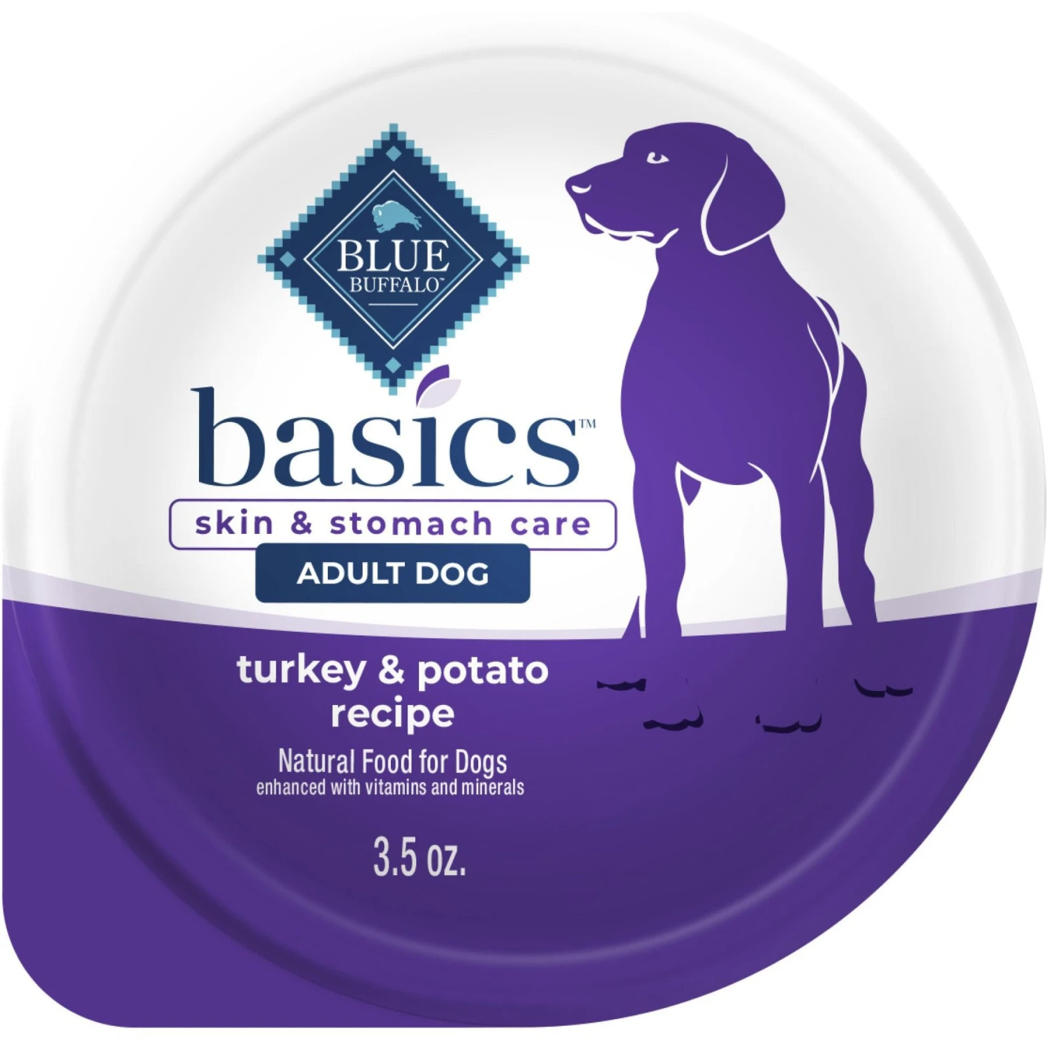 Blue Buffalo Basics Skin & Stomach Care Grain-Free Turkey & Potato Small Breed Adult Wet Dog Food 1 Blue Buffalo Basics Skin & Stomach Care Grain-Free Turkey & Potato Small Breed Adult Wet Dog Food