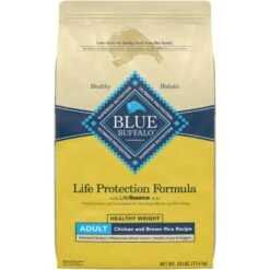 Blue Buffalo Life Protection Formula Healthy Weight Adult Chicken & Brown Rice Recipe Dry Dog Food & Blue Buffalo Homestyle Recipe Healthy Weight Chicken Dinner With Garden Vegetables & Brown Rice Canned Dog Food -Blue Buffalo 916486 PT5. AC SS1800 V1689882838