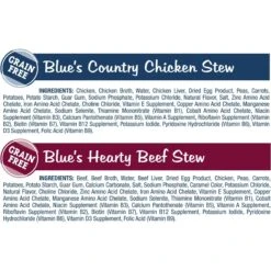 Blue Buffalo's Stew Chicken & Beef Variety Pack Wet Dog Food & Blue Buffalo Homestyle Recipe Chicken & Beef Wet Dog Food, 12.5-oz, Case Of 6 -Blue Buffalo 916734 PT2. AC SS1800 V1689881682