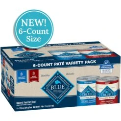 Blue Buffalo's Stew Chicken & Beef Variety Pack Wet Dog Food & Blue Buffalo Homestyle Recipe Chicken & Beef Wet Dog Food, 12.5-oz, Case Of 6 -Blue Buffalo 916734 PT5. AC SS1800 V1689881678
