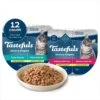 Blue Buffalo Tastefuls Savory Singles Salmon & Tuna Entree Variety Pack Adult Cuts In Gravy Wet Cat Food, 2.6-oz Twin Pack, Case Of 12
