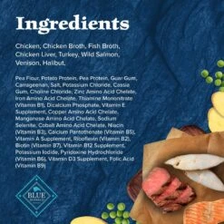 Blue Buffalo Wilderness Denali Dinner With Wild Salmon, Venison & Halibut Grain-Free Canned Dog Food -Blue Buffalo 95954 PT4. AC SS1800 V1604369217