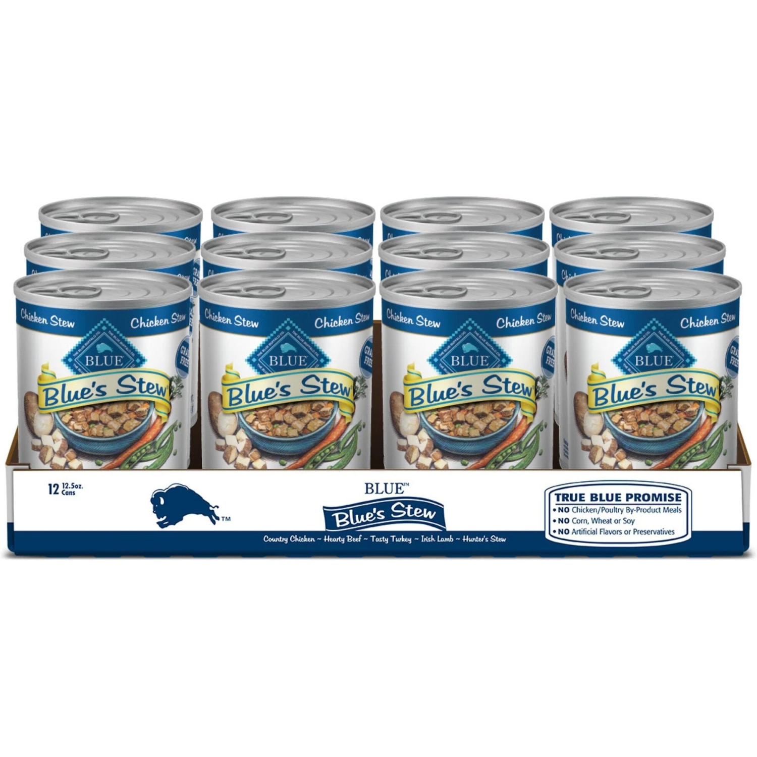 Blue Buffalo Blue's Hearty Beef Stew Grain-Free Canned Dog Food & Blue Buffalo Blue's Country Chicken Stew Grain-Free Canned Dog Food 6 Blue Buffalo Blue's Hearty Beef Stew Grain-Free Canned Dog Food & Blue Buffalo Blue's Country Chicken Stew Grain-Free Canned Dog Food - Image 6