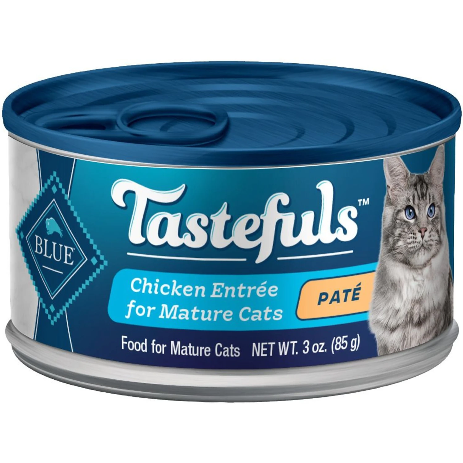 Blue Buffalo Tastefuls Natural Chicken Adult 7+ Dry Cat Food & Blue Buffalo Tastefuls Chicken Entrée Mature Cats Pate Wet Cat Food, 3-oz Can, Case Of 24 7 Blue Buffalo Tastefuls Natural Chicken Adult 7+ Dry Cat Food & Blue Buffalo Tastefuls Chicken Entrée Mature Cats Pate Wet Cat Food, 3-oz Can, Case Of 24 - Image 7