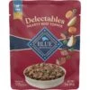 Blue Buffalo Delectables Beef Dinner Natural Wet Dog Food, 3-oz Pouch, Case Of 24