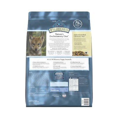 Blue Buffalo Wilderness High Protein Natural Puppy Dry Dog Food With Chicken Flavor - 13lbs 1 Blue Buffalo Wilderness High Protein Natural Puppy Dry Dog Food With Chicken Flavor - 13lbs