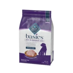 Blue Buffalo Basics Skin & Stomach Care Natural Senior Dry Dog Food With Turkey & Potato Recipe - 4lbs -Blue Buffalo GUEST 06512d18 1559 4a8c 9c56 ea7bcb9e226c