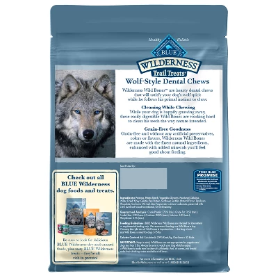 Blue Buffalo Wilderness Bones Mini Dog Treats - 27oz 1 Blue Buffalo Wilderness Bones Mini Dog Treats - 27oz