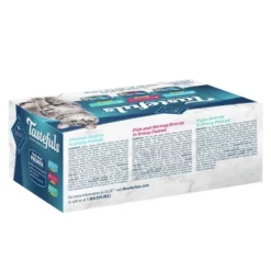 Blue Buffalo Tastefuls Natural Flaked Wet Cat Food Variety Pack, Tuna, Chicken, Fish & Shrimp Entrées In Gravy - 3oz/12ct