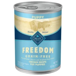 Blue Buffalo Freedom Grain Free Wet Dog Food Chicken Recipe Puppy - 12.5oz/12ct Pack